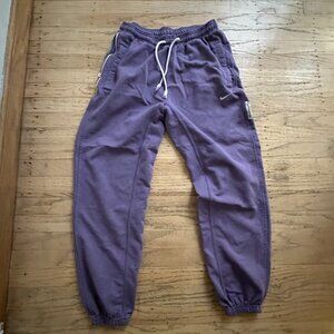Purple-NIKE  Dri-Fit Joggers